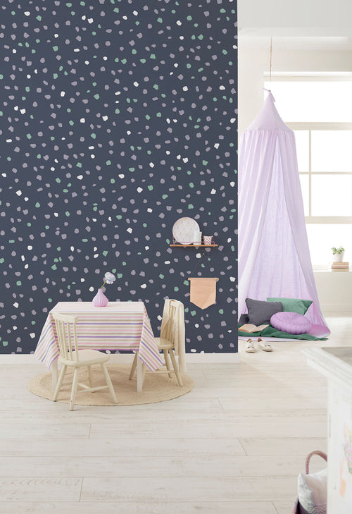 Komar Dotty Dance Non Woven Wall Murals 200x250cm 2 panels Ambiance | Yourdecoration.com