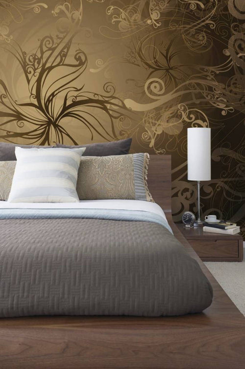 Komar Gold Wall Mural 368x254cm | Yourdecoration.com