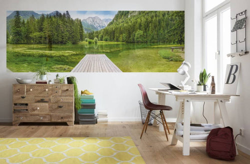 Komar Green Lake Wall Mural 368x127cm | Yourdecoration.com