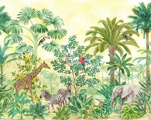 Komar Jungle Adventure Non Woven Wall Mural 350x280cm 7 Panels | Yourdecoration.com