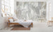 Komar Linierte Lilien Non Woven Wall Murals 400x250cm 4 panels Ambiance | Yourdecoration.com