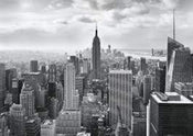 Komar NYC Black and White Wall Mural 368x254cm | Yourdecoration.com