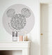 Komar Non Woven Wall Mural Dd1 040 Mickey Stipple Art Interieur | Yourdecoration.com