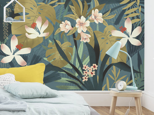 Komar Non Woven Wall Mural X7 1013 Enchanted Jungle Int Detail | Yourdecoration.com