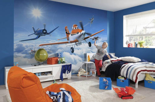 Komar Planes Above the Clouds Wall Mural 368x254cm | Yourdecoration.com