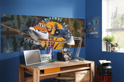 Komar Planes Squadron Wall Mural 202x73cm | Yourdecoration.com