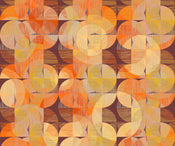 Komar Seventies Swing Non Woven Wall Murals 300x250cm 3 panels | Yourdecoration.com