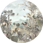 Komar Utopia Wall Mural 125x125cm Round | Yourdecoration.com