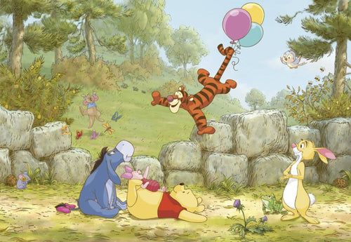 Komar Winnie the Pooh Ballooning Wall Mural 368x254cm | Yourdecoration.com