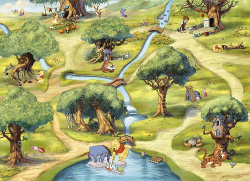 Komar Winnie the Pooh Hundertmorgenwald Wall Mural 254x184cm | Yourdecoration.com