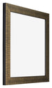 Leeds Wooden Photo Frame 35x35cm Champagne Brushed Front Oblique | Yourdecoration.com