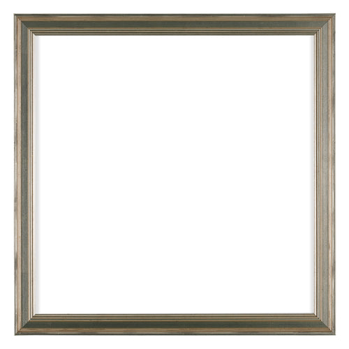 Lincoln Wood Photo Frame 35x35cm Silver Front | Yourdecoration.com