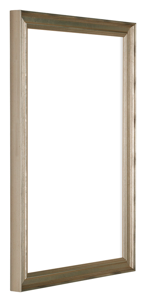 Lincoln Wood Photo Frame 62x93cm Silver Front Oblique | Yourdecoration.com