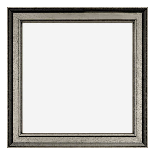 Liverpool Wooden Photo Frame 20x20cm Silver Front | Yourdecoration.com