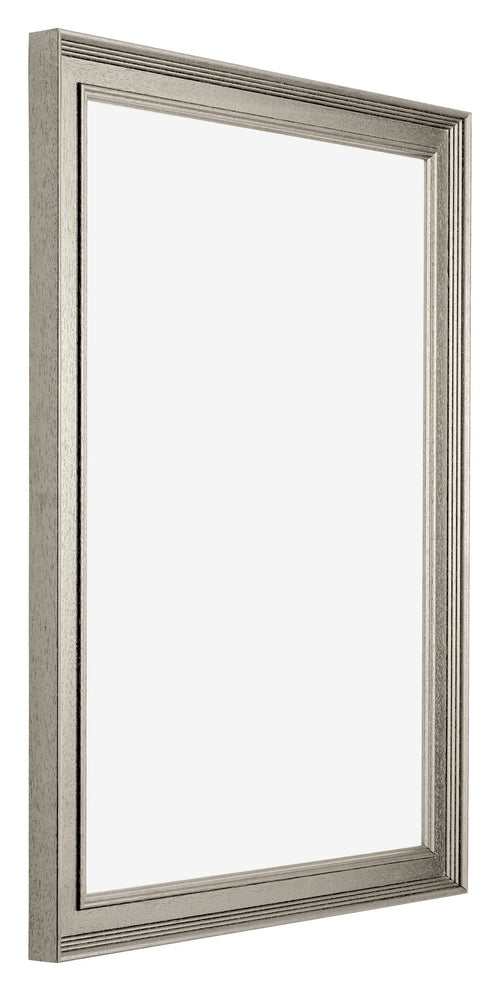 Liverpool Wooden Photo Frame 21x30cm Silver Front Oblique | Yourdecoration.com