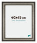 Liverpool Wooden Photo Frame 40x45cm Silver Front Size | Yourdecoration.com