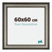 Liverpool Wooden Photo Frame 60x60cm Silver Front Size | Yourdecoration.com