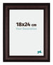 Londen Wooden Photo Frame 18x24cm Brown Wenge Front Size | Yourdecoration.com