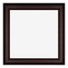 Londen Wooden Photo Frame 20x20cm Brown Wenge Front | Yourdecoration.com