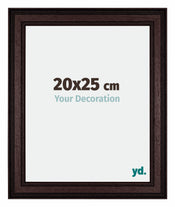 Londen Wooden Photo Frame 20x25cm Brown Wenge Front Size | Yourdecoration.com