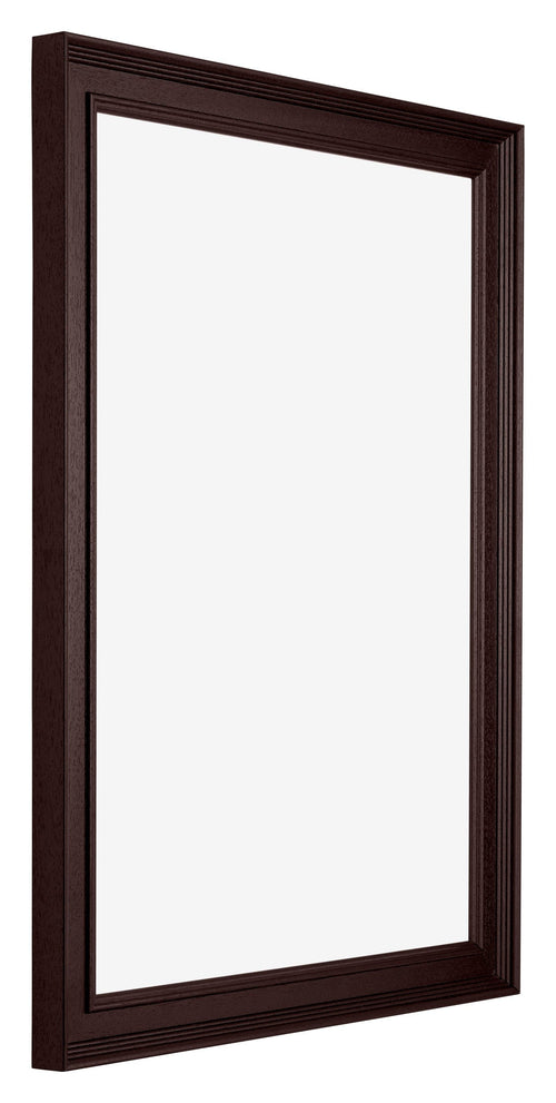 Londen Wooden Photo Frame 20x28cm Brown Wenge Front Oblique | Yourdecoration.com