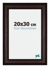 Londen Wooden Photo Frame 20x30cm Brown Wenge Front Size | Yourdecoration.com