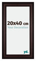 Londen Wooden Photo Frame 20x40cm Brown Wenge Front Size | Yourdecoration.com