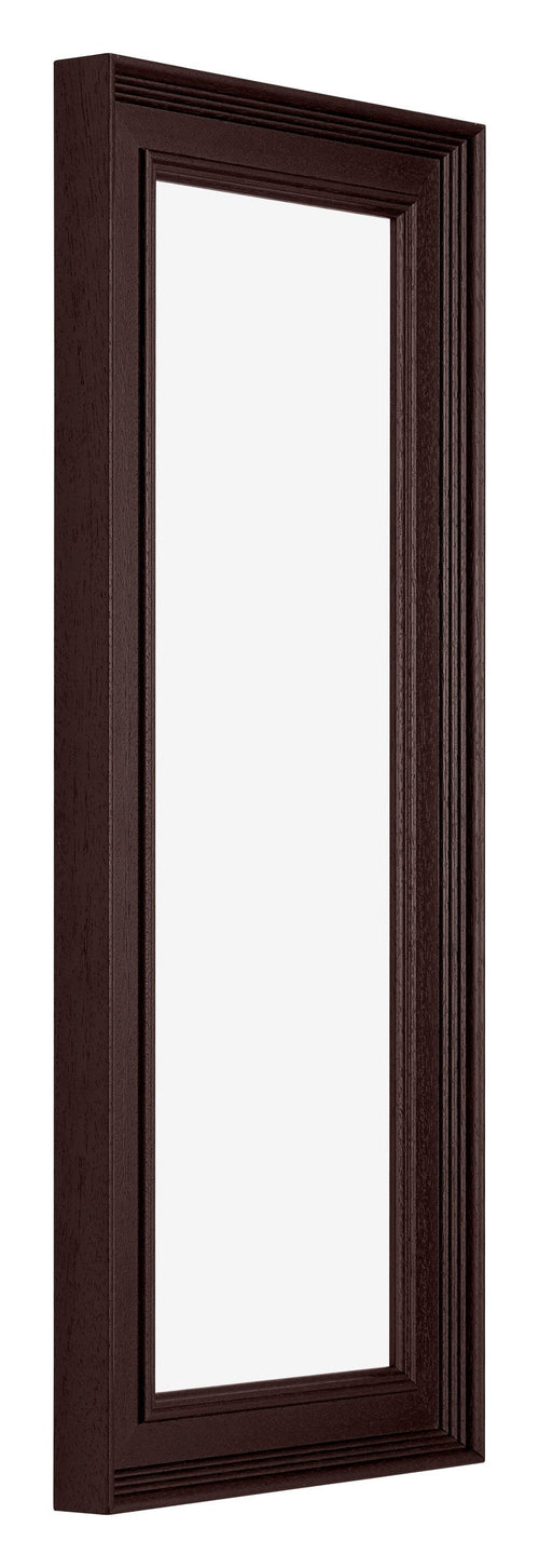 Londen Wooden Photo Frame 20x60cm Brown Wenge Front Oblique | Yourdecoration.com