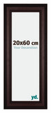 Londen Wooden Photo Frame 20x60cm Brown Wenge Front Size | Yourdecoration.com