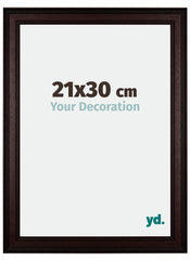 Londen Wooden Photo Frame 21x30cm Brown Wenge Front Size | Yourdecoration.com