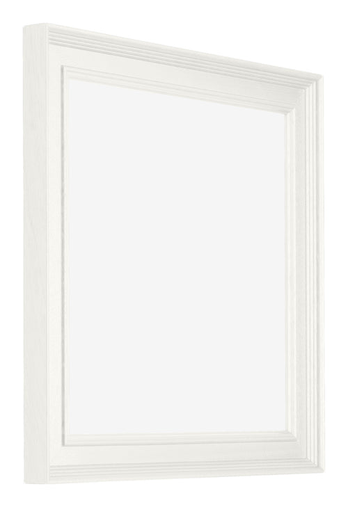 Londen Wooden Photo Frame 25x25cm White Front Oblique | Yourdecoration.com