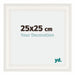 Londen Wooden Photo Frame 25x25cm White Front Size | Yourdecoration.com