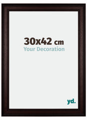 Londen Wooden Photo Frame 30x42cm Brown Wenge Front Size | Yourdecoration.com