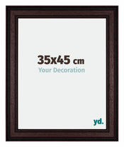 Londen Wooden Photo Frame 35x45cm Brown Wenge Front Size | Yourdecoration.com