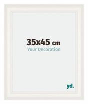 Londen Wooden Photo Frame 35x45cm White Front Size | Yourdecoration.com