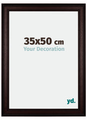 Londen Wooden Photo Frame 35x50cm Brown Wenge Front Size | Yourdecoration.com