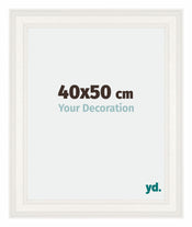 Londen Wooden Photo Frame 40x50cm White Front Size | Yourdecoration.com