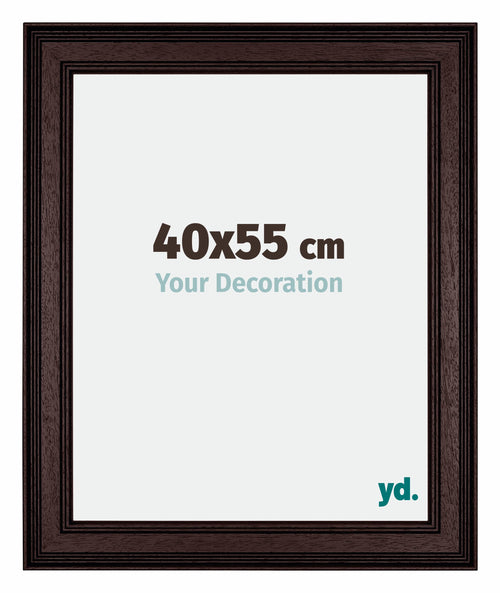 Londen Wooden Photo Frame 40x55cm Brown Wenge Front Size | Yourdecoration.com