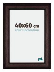 Londen Wooden Photo Frame 40x60cm Brown Wenge Front Size | Yourdecoration.com