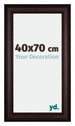 Londen Wooden Photo Frame 40x70cm Brown Wenge Front Size | Yourdecoration.com