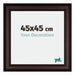 Londen Wooden Photo Frame 45x45cm Brown Wenge Front Size | Yourdecoration.com