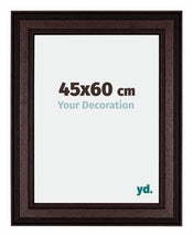 Londen Wooden Photo Frame 45x60cm Brown Wenge Front Size | Yourdecoration.com