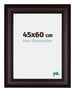 Londen Wooden Photo Frame 45x60cm Brown Wenge Front Size | Yourdecoration.com