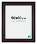 Londen Wooden Photo Frame 50x60cm Brown Wenge Front Size | Yourdecoration.com