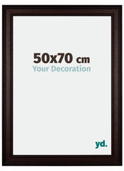 Londen Wooden Photo Frame 50x70cm Brown Wenge Front Size | Yourdecoration.com