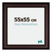 Londen Wooden Photo Frame 55x55cm Brown Wenge Front Size | Yourdecoration.com