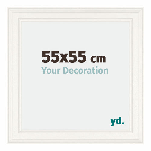 Londen Wooden Photo Frame 55x55cm White Front Size | Yourdecoration.com