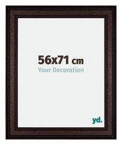 Londen Wooden Photo Frame 56x71cm Brown Wenge Front Size | Yourdecoration.com