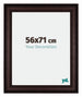 Londen Wooden Photo Frame 56x71cm Brown Wenge Front Size | Yourdecoration.com