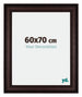 Londen Wooden Photo Frame 60x70cm Brown Wenge Front Size | Yourdecoration.com